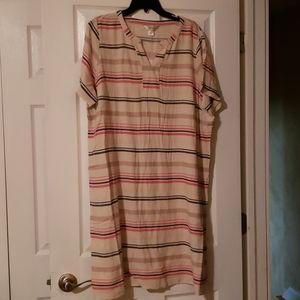 CJBanks Linen Shirt Dress